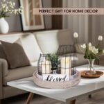 Rustic Farmhouse Decor Set of 7 - for Living Room Dining Table Centerpieces Fire... - Image 7