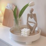 Dnoifne The Thinker Sculpture, Aquarium Ornaments, Abstract Sculpture Statue, Gi... - Image 3