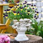 Sungmor Garden Cherub Urn Planter, Lovely Resin Angel Statue Flower Pots, Vintag... - Image 3