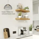 Vivelove Floating Shelves for Wall Mounted, 16 inchs Shelf for Small Bathroom, B... - Image 4