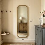 WallBeyond Full Length Mirror Wall Mounted 65"x22", Rustic Wooden Frame Floor Mi... - Image 3