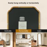 WallBeyond Full Length Mirror Wall Mounted 65"x22", Rustic Wooden Frame Floor Mi... - Image 6