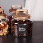 SAIOOL Glass Jars with Airtight Lid [Set of 4],Kitchen Canisters, Borosilicate S... - Image 5