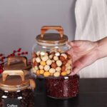 SAIOOL Glass Jars with Airtight Lid [Set of 4],Kitchen Canisters, Borosilicate S... - Image 9