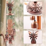 Wind Chimes Outdoor Clearance, Ukulork Angel Aluminum Tube Windchime with S Hook... - Image 5