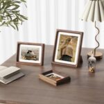 Heimlove 8x10 Picture Frames Natural Walnut,Original Wood Hand Make Crafted Phot... - Image 3