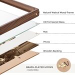 Heimlove 8x10 Picture Frames Natural Walnut,Original Wood Hand Make Crafted Phot... - Image 7