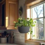 T4U 8 Inch Hanging Planters for Indoor Outdoor Plants, Self Watering Hanging Pot... - Image 7