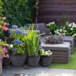 Nooulap 4 Pack 10 Inch Plant Pot for Outdoor Indoor, Plastic Flower Pots with Dr... - Image 8