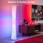 WORLD WIN Floor Lamp, 61'' Smart RGB LED Corner Lamp with Music Sync and 16 Mill... - Image 3