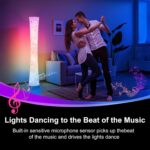 WORLD WIN Floor Lamp, 61'' Smart RGB LED Corner Lamp with Music Sync and 16 Mill... - Image 4