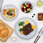 Plates and Bowls Sets for 6 - CJDC-QUELO 18-Piece Stoneware Dinnerware Sets, Cer... - Image 8