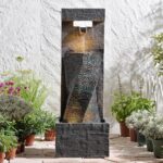 39.8" H Large Modern Indoor Water Fountains Floor Standing Waterfall Fountain fo... - Image 4