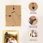 FIXSMITH 4x6 Picture Frame Bulk-4 Pack, Gold Picture Frames Collage Wall Decor, ... - Image 5