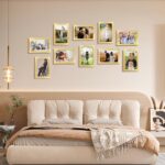 FIXSMITH 4x6 Picture Frame Bulk-4 Pack, Gold Picture Frames Collage Wall Decor, ... - Image 6