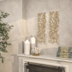 Deco 79 Aluminum Metal Coral Home Wall Decor Inspired Wall Sculpture, Set of 2 W... - Image 8