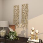 Deco 79 Aluminum Metal Coral Home Wall Decor Inspired Wall Sculpture, Set of 2 W... - Image 9