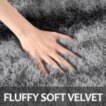 Hutha 6x9 Large Area Rugs for Living Room, Super Soft Fluffy Modern Bedroom Rug,... - Image 6