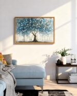 ARPEOTCY 3D Textured Large Framed Canvas Wall Art Prints, Abstract Modern Hand-P... - Image 4