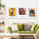 Eysintum Modern Graffiti Wall Art Set of 3, Abstract Street Art Canvas Prints, V... - Image 4