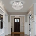 Luxury Flower Crystal Ceiling Light with Remote and APP Control, 24” Flush Mount... - Image 10