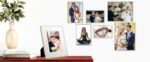 YiPinYin 4x6'' Silver Metal Picture Frame 2 Pack,Elegant Beaded Real Glass Frame... - Image 10