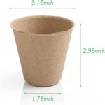 Ayfjovs Garden Paper Pot Craft Kit 15 Pack Flower Plant Spring Craft with 105 PC... - Image 3