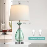 Hamucd Coastal Glass Table Lamps Set of 2, 3-Way Dimmable Touch Control Nautical... - Image 4