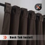Charcoal Gray Velvet Curtains Elegant Window Drapes for Living Room 84 Inch Long... - Image 5