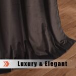 Charcoal Gray Velvet Curtains Elegant Window Drapes for Living Room 84 Inch Long... - Image 6