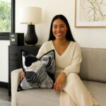 Luxury Black and White Velvet Throw Pillow Cover – 18x18 Inch, Soft Abstract Dec... - Image 6