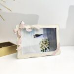 Elegant Butterfly Bow Ribbon-Shaped Metal Photo Frame, 3.5 * 5 in 5 * 7in,Decora... - Image 4