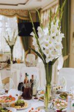 4E's Novelty 16 Inch Tall Cylinder Glass Vase, 3.5" Wide - Clear Glass Vase for ... - Image 3