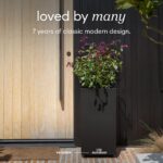 Veradek Block Series Pedestal Planter - Tall Planter for Indoor or Outdoor Front... - Image 7