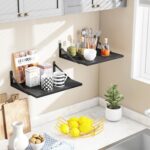 Fixwal Deep Floating Shelves for Wall, 15.7in X 11.8in X 0.6in Wide Black Shelve... - Image 8