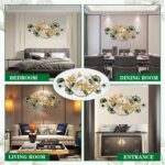 Big Wall Clock, Unique Ginkgo Leaf Decorative Wall Clocks, Luxury Metal Gold Flo... - Image 8