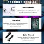 Interior Car LED Strip Lights with APP Control, 3 in 1 RGB Ambient Lighting Kit ... - Image 4