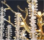 Postmodern Light Luxury Creative Crystal Branch Bedroom Living Room Background D... - Image 4