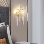 Postmodern Light Luxury Creative Crystal Branch Bedroom Living Room Background D... - Image 7