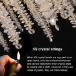 Tree Branches Chandeliers L39.5 Inch Gold Luxury Rectangular Crystal Raindrop Pe... - Image 5
