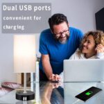 Bedroom Lamp with Smart RGB LED Bulb, Multicolor Changing Table Lamp for Bedroom... - Image 6