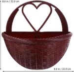 3pcs Wall Hanging Flower Basket Set Plastic Rattan Simulated Planters for Home W... - Image 3