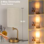 Dreamholder Touch Control USB Table Lamp, Upgraded 3-Way Dimmable Bedside Desk L... - Image 3