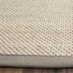 SAFAVIEH Area Rug 9x12 - Natural Fiber Collection - Large - Marble & Khaki, Sisa... - Image 8