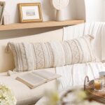 BlissBlush 14x36 Lumbar Pillow Cover for Bed, Rectangular Long Decorative Throw ... - Image 8