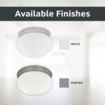 DESIGNERS FOUNTAIN 2-Lights Flush Mount Ceiling Light, 9 Inch Lighting Fixture f... - Image 7