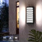 Sytmhoe Modern Outdoor Wall Sconce Lights,LED Exterior Wall Light Fixtures,6000k... - Image 6