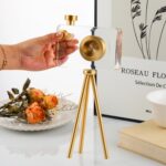 Crystal Camera Model Statues- Small Golden with Bracket 3.94x5.12inch 2.2LB,Came... - Image 5