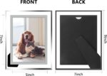 Vienrose 5x7 Picture Frame Set of 2, Clear Glass Photo Frames with Silver Edge, ... - Image 3