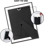 Vienrose 5x7 Picture Frame Set of 2, Clear Glass Photo Frames with Silver Edge, ... - Image 6